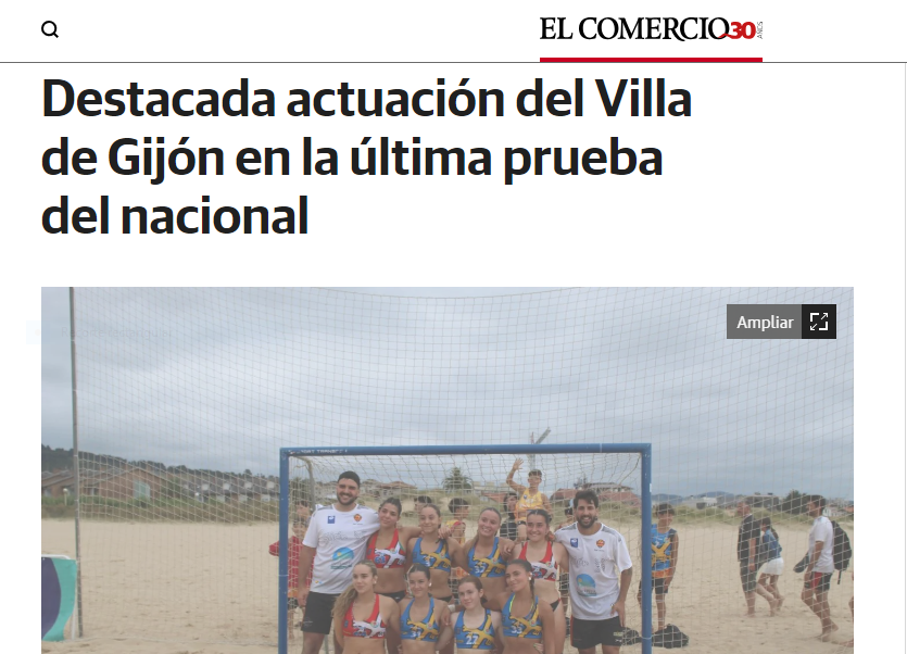 Destacada actuación del Villa de GIjón en Laredo