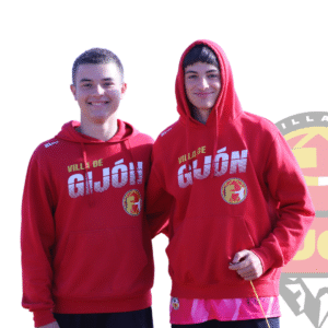 sudadera roja